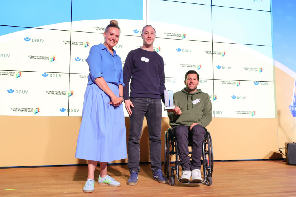German Paralympic Media Award 2025 in Berlin | © DGUV / Tom Maelsa