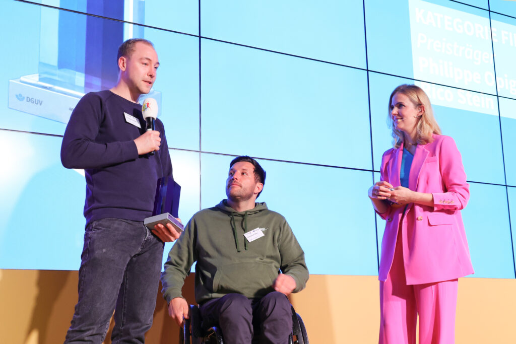 German Paralympic Media Award 2025 in Berlin | © DGUV / Tom Maelsa
