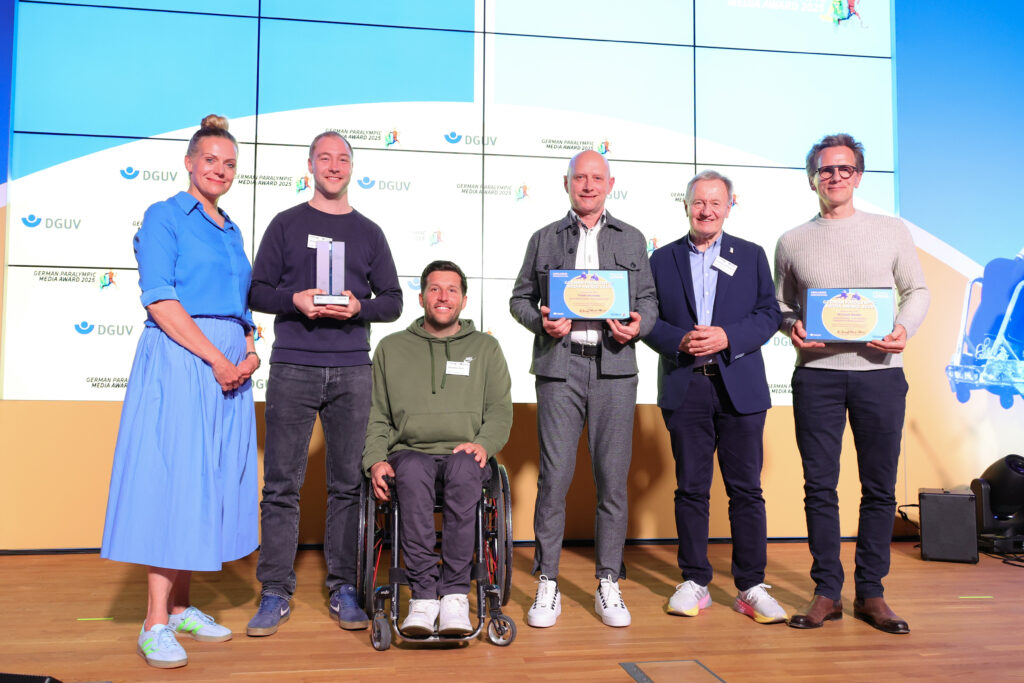 German Paralympic Media Award 2025 in Berlin | © DGUV / Tom Maelsa