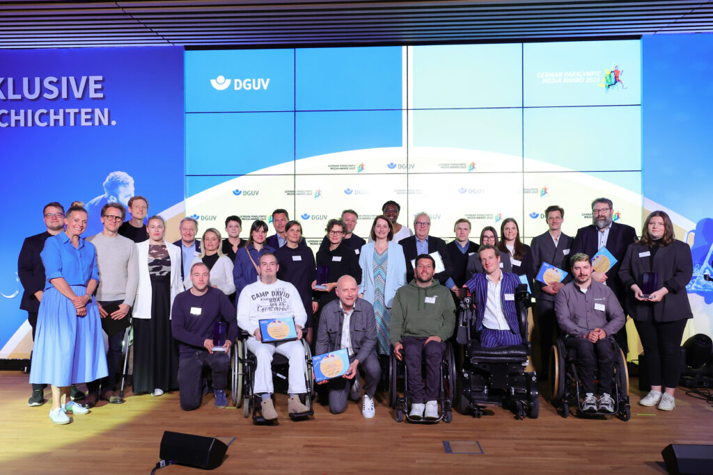 German Paralympic Media Award 2025 in Berlin | © DGUV / Tom Maelsa